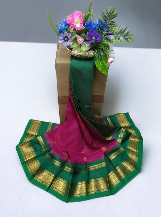 Uppada Korvai Cotton Kottanji Silk Saree