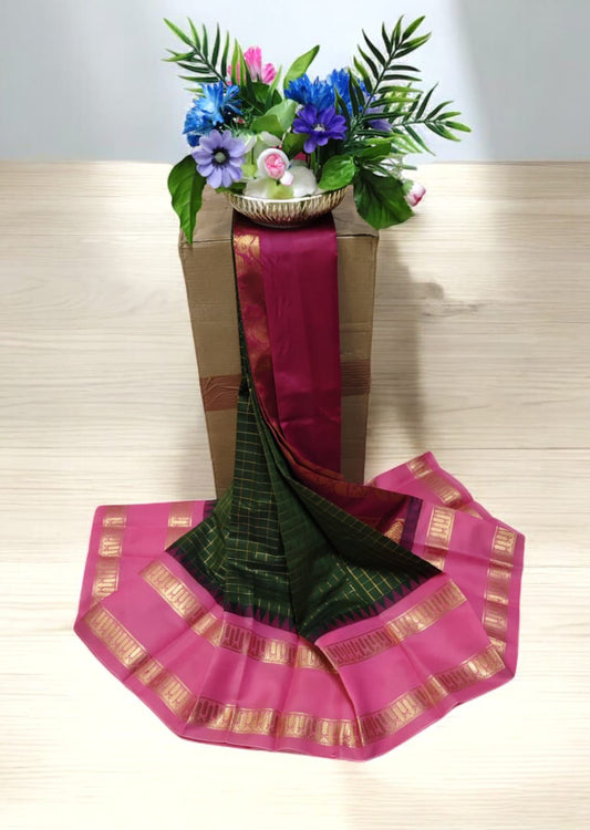 Uppada Korvai Cotton Kottanji Silk Saree