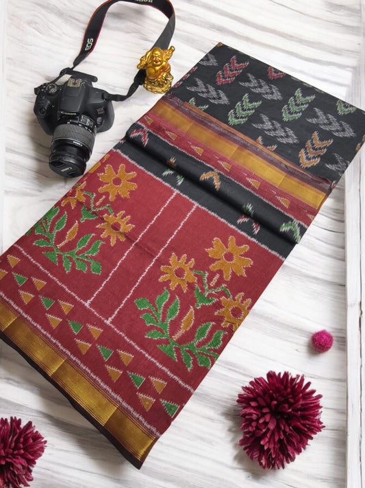 Pochampalli Cotton Silk Saree