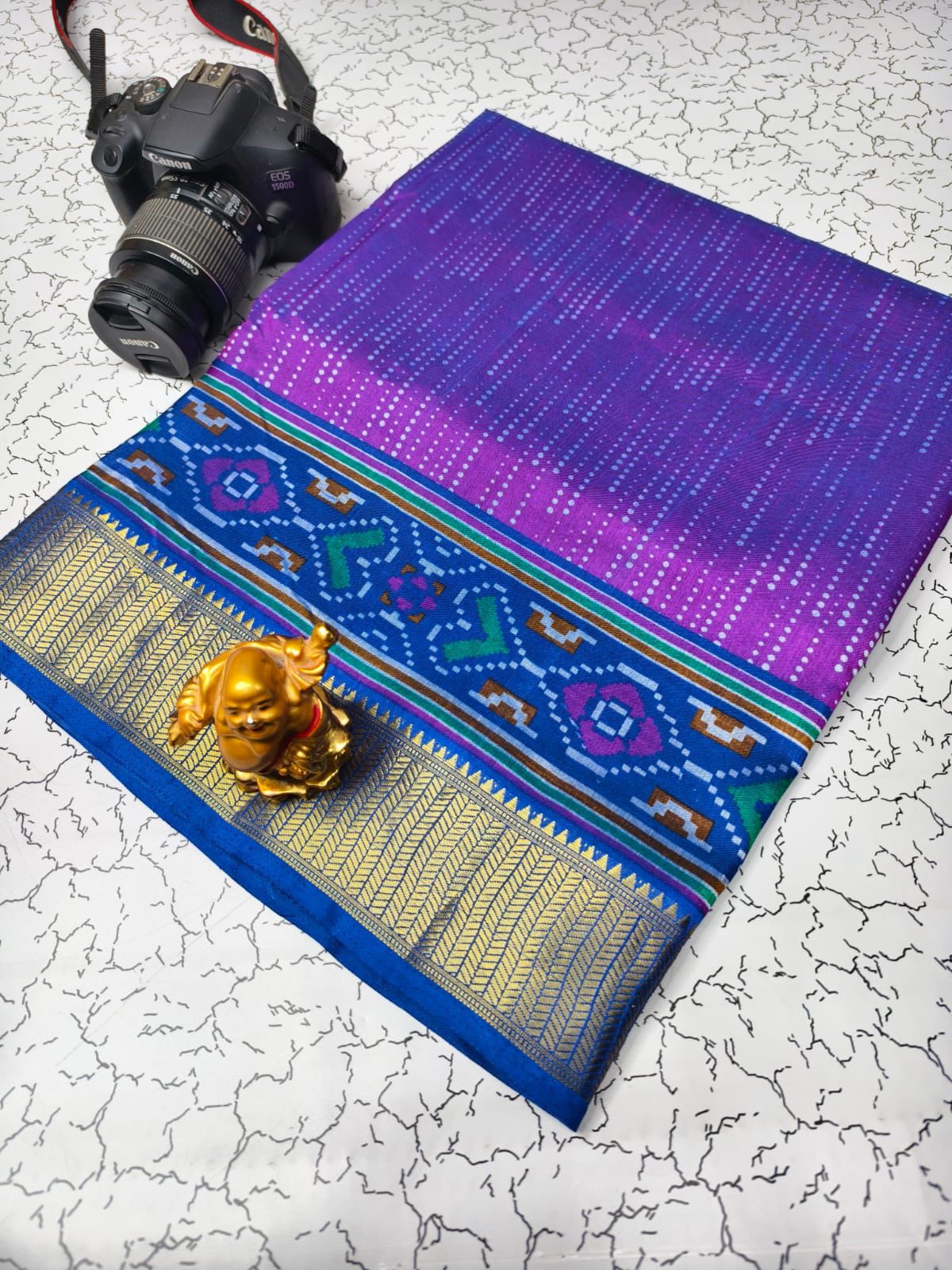 Pochampalli Cotton Silk Saree