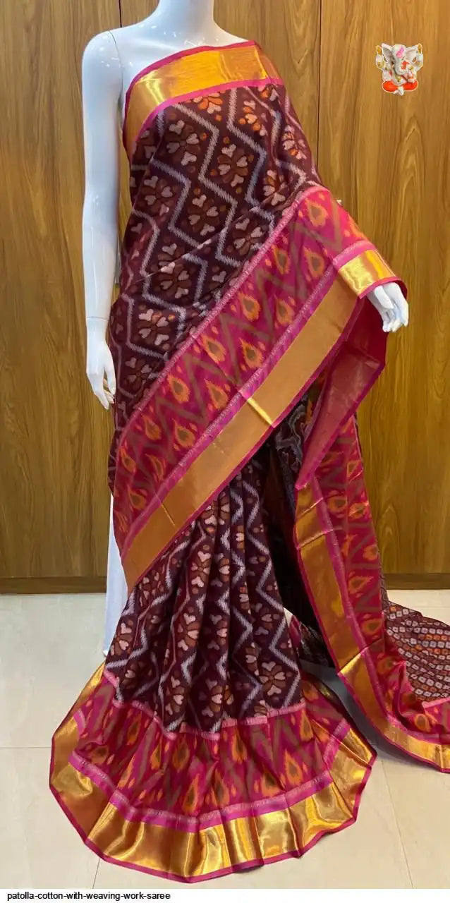 Patolla Cotton weave saree