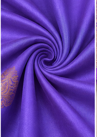 Kanchipuram art silk saree - purple