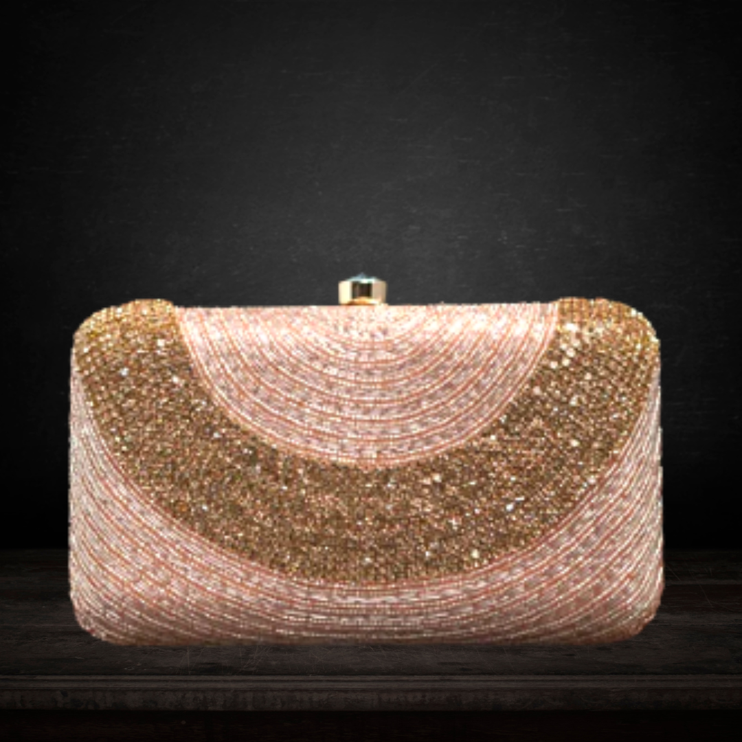 Full Shimmer Designer Sling Clutch