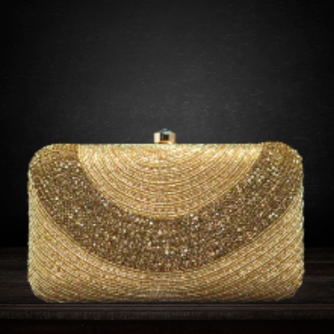 Full Shimmer Designer Sling Clutch