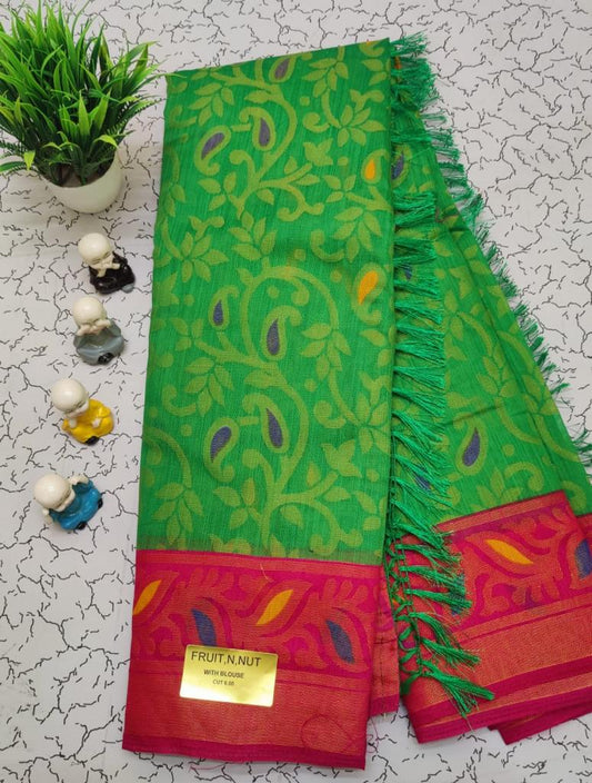 Cotton Brasso saree
