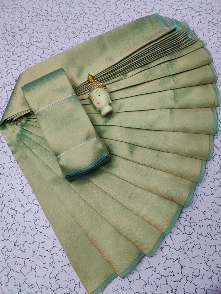Kubera Elite bridal fancy silk saree_self border