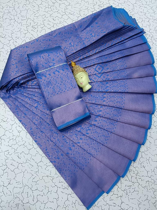 Kubera Elite bridal fancy silk saree_self border